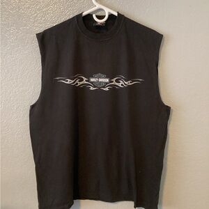 Harley-Davidson Black Sleeveless Shirt